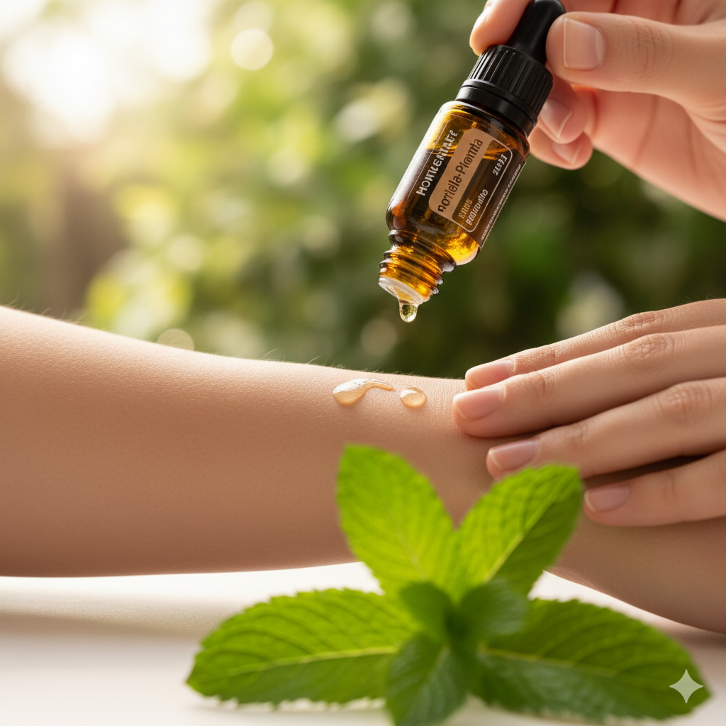 Hortelã-pimenta óleo repelente de insetos